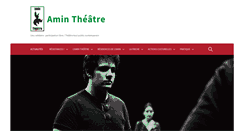 Desktop Screenshot of amin-theatre.fr
