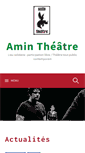 Mobile Screenshot of amin-theatre.fr
